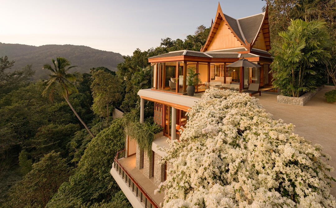 A private villa pool
