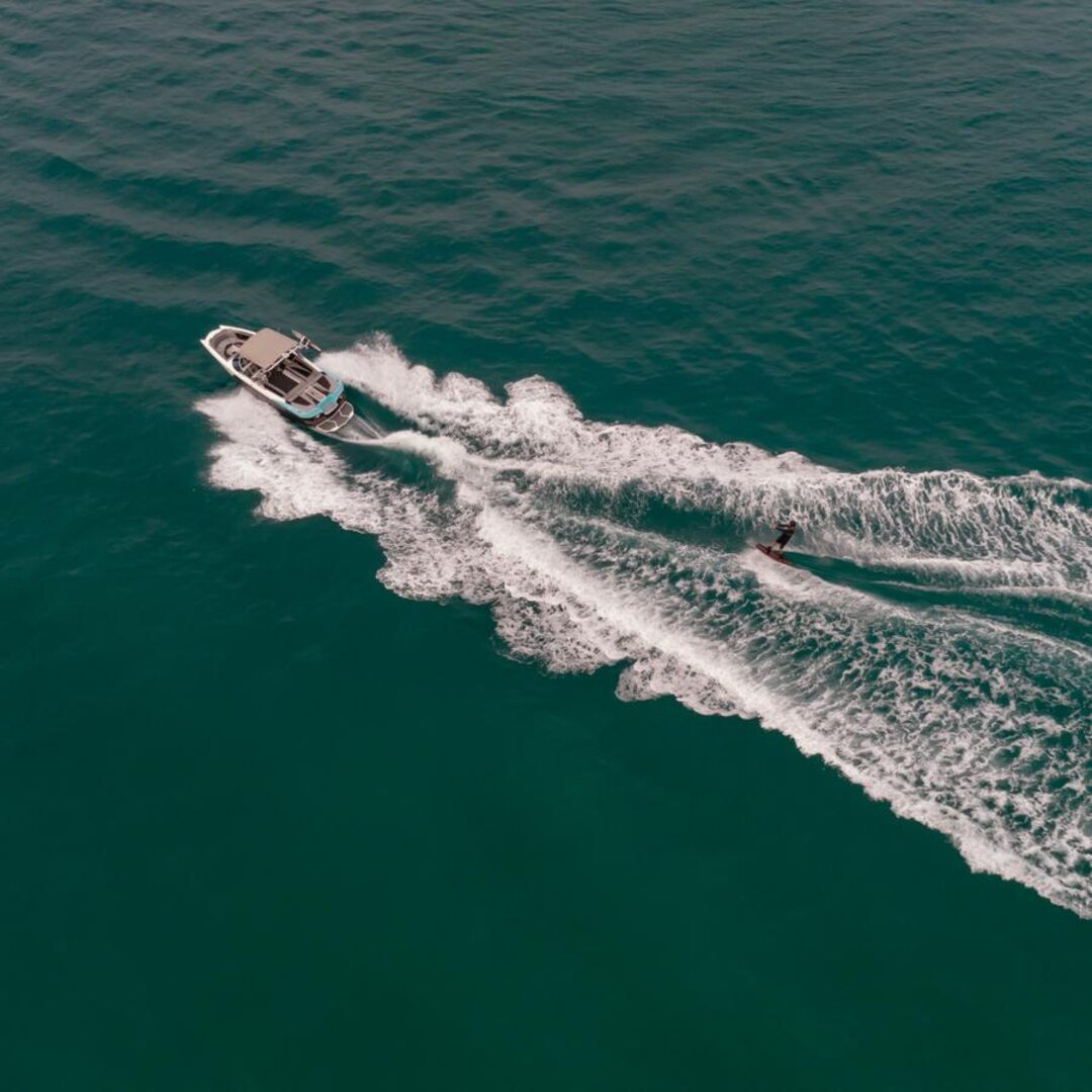 Water sports on a private beach
